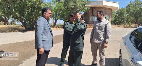 گزارش تصویری/ بازدید میدانی فرمانده سپاه فتح و مدیرکل میراث فرهنگی از اردوگاه گردشگری پارک جنگلی یاسوج