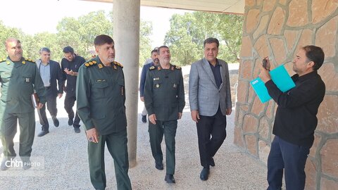 گزارش تصویری/ بازدید میدانی فرمانده سپاه فتح و مدیرکل میراث فرهنگی از اردوگاه گردشگری پارک جنگلی یاسوج