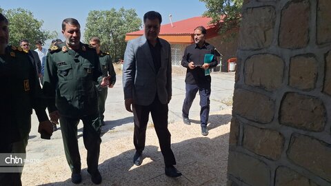 گزارش تصویری/ بازدید میدانی فرمانده سپاه فتح و مدیرکل میراث فرهنگی از اردوگاه گردشگری پارک جنگلی یاسوج