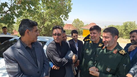 گزارش تصویری/ بازدید میدانی فرمانده سپاه فتح و مدیرکل میراث فرهنگی از اردوگاه گردشگری پارک جنگلی یاسوج