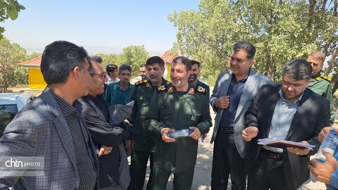 گزارش تصویری/ بازدید میدانی فرمانده سپاه فتح و مدیرکل میراث فرهنگی از اردوگاه گردشگری پارک جنگلی یاسوج