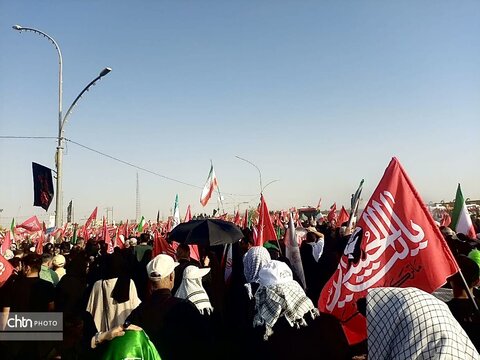حضور مدیران و کارکنان میراث‌فرهنگی خوزستان در آیین تشییع پیکر رهبر انقلاب در قم