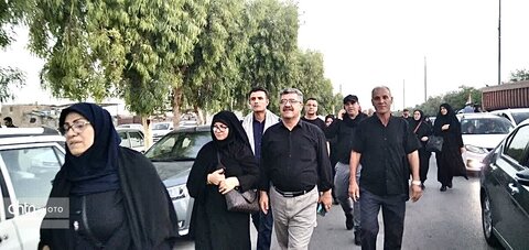 حضور مدیران و کارکنان میراث‌فرهنگی خوزستان در آیین تشییع پیکر رهبر انقلاب در قم
