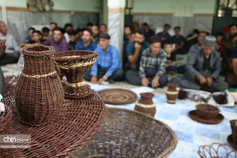 گزارش تصویری کارگاه تخصصی ارغوان بافی در روستای دیوزناو