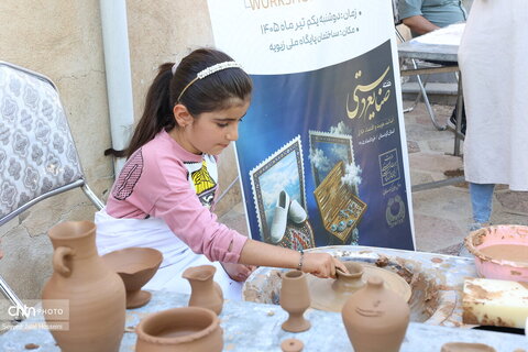 گزارش تصویری کارگاه تخصصی سفالگری سنتی در زیویه