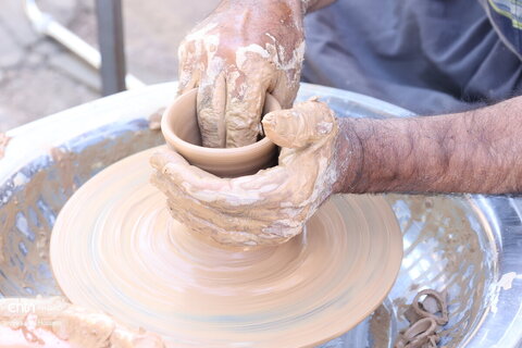 گزارش تصویری کارگاه تخصصی سفالگری سنتی در زیویه