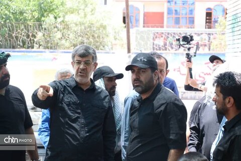 بازدید استاندار یزد از موکب‌های یزدی در مشهد؛ تقدیر از خادمان در ایام تشییع رهبر شهید