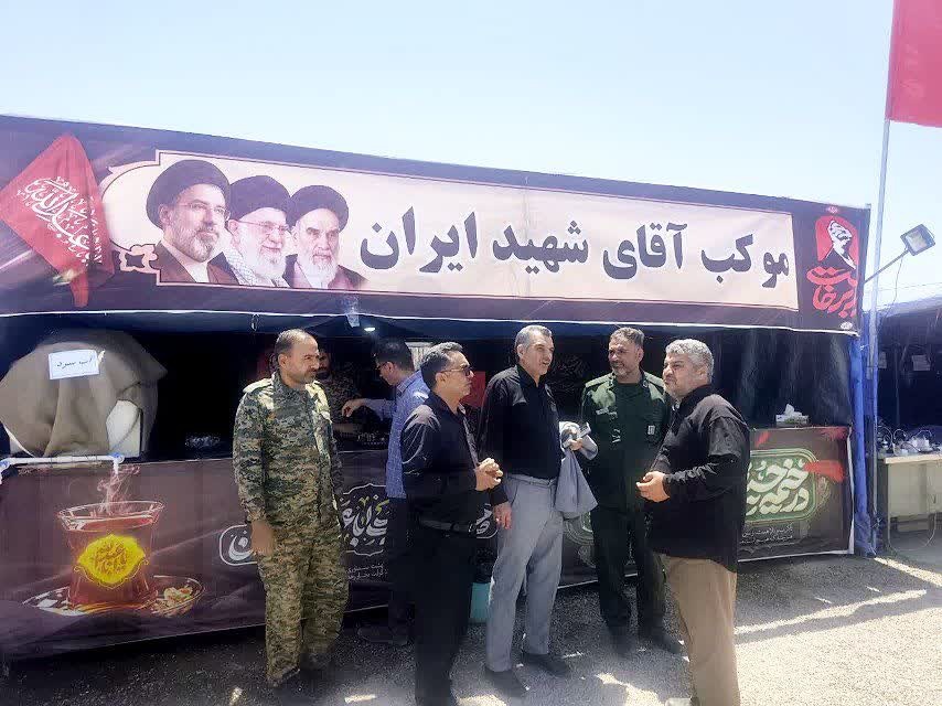 میزبانی بجستانیها با برپایی ۸ موکب از زائران و شرکت کنندگان در مراسم تشییع رهبر شهید در مشهد