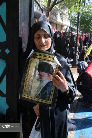 مراسم تشییع و تدفین آقای شهید ایران  در جوار امام رئوف مشهدالرضا (ع)