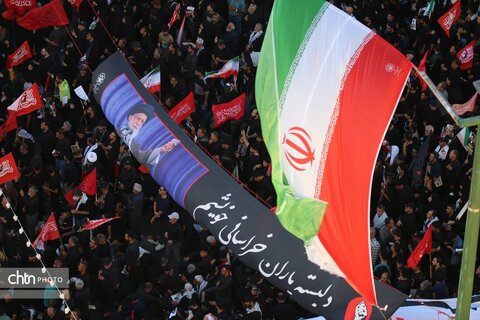 مراسم تشییع و تدفین آقای شهید ایران  در جوار امام رئوف مشهدالرضا (ع)