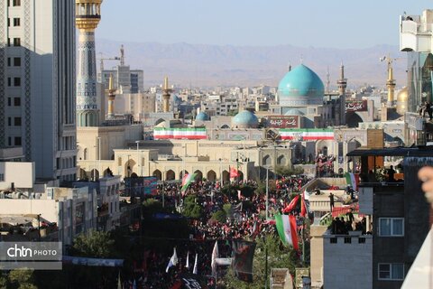 مراسم تشییع و تدفین آقای شهید ایران  در جوار امام رئوف مشهدالرضا (ع)