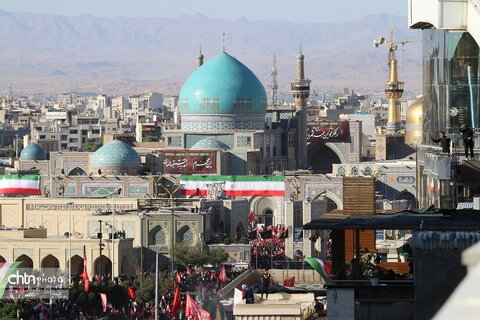 مراسم تشییع و تدفین آقای شهید ایران  در جوار امام رئوف مشهدالرضا (ع)