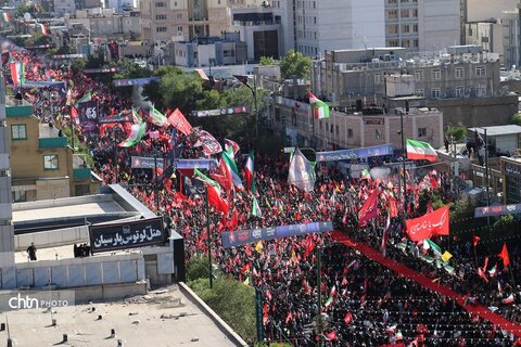 مراسم تشییع و تدفین آقای شهید ایران  در جوار امام رئوف مشهدالرضا (ع)