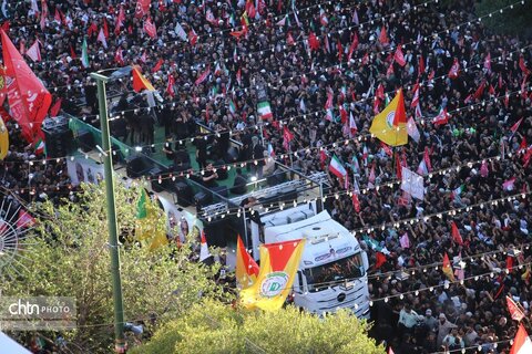 مراسم تشییع و تدفین آقای شهید ایران  در جوار امام رئوف مشهدالرضا (ع)