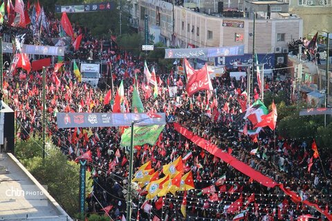مراسم تشییع و تدفین آقای شهید ایران  در جوار امام رئوف مشهدالرضا (ع)