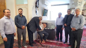 تکریم ۷۵ سال هنر مسگری زنجان؛ دیداری صمیمانه میان میراث‌فرهنگی و پیشکسوت صنعت مسگری
