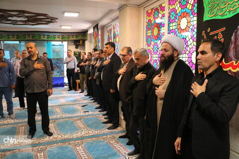 مراسم زیارت عاشورا و عزاداری امام شهید در اداره‌کل میراث‌فرهنگی مازندران برگزار