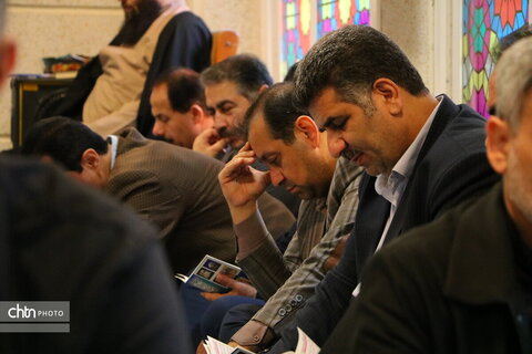مراسم زیارت عاشورا و عزاداری امام شهید در اداره‌کل میراث‌فرهنگی مازندران برگزار شد