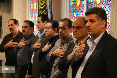مراسم زیارت عاشورا و عزاداری امام شهید در اداره‌کل میراث‌فرهنگی مازندران برگزار شد