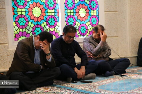 مراسم زیارت عاشورا و عزاداری امام شهید در اداره‌کل میراث‌فرهنگی مازندران برگزار شد