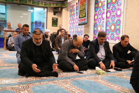مراسم زیارت عاشورا و عزاداری امام شهید در اداره‌کل میراث‌فرهنگی مازندران برگزار شد