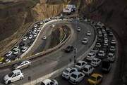 ترافیک سنگین در هراز و ۲ آزادراه منتهی به تهران