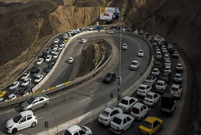 ترافیک سنگین در محور هراز و دو آزادراه منتهی به تهران