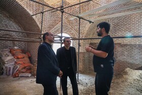 بازدید مدیرکل میراث فرهنگی، گردشگری و صنایع دستی استان اردبیل از پروژه های حوزه میراث فرهنگی