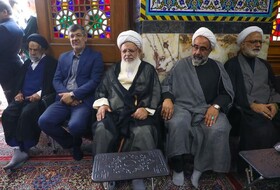 حضور گسترده مسئولین و مردم در سوگ و یاد رهبر شهید انقلاب اسلامی در یزد