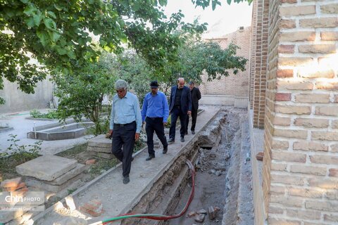 بازدید مدیرکل میراث فرهنگی، گردشگری و صنایع دستی استان اردبیل از پروژه های حوزه میراث فرهنگی