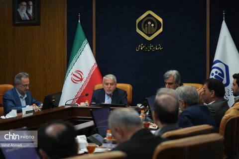 حضور وزیر میراث فرهنگی، گردشگری و صنایع دستی در سازمان تامین اجتماعی