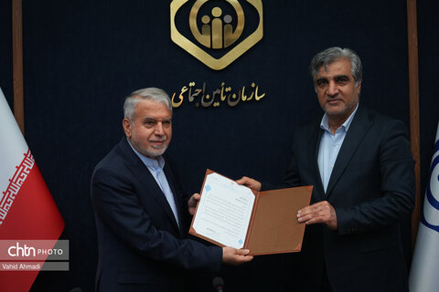 حضور وزیر میراث فرهنگی، گردشگری و صنایع دستی در سازمان تامین اجتماعی