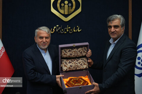 حضور وزیر میراث فرهنگی، گردشگری و صنایع دستی در سازمان تامین اجتماعی