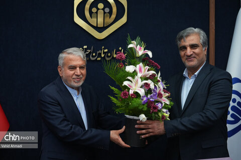 حضور وزیر میراث فرهنگی، گردشگری و صنایع دستی در سازمان تامین اجتماعی