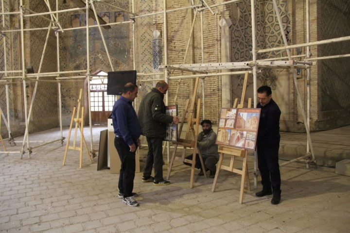 نمایشگاه تخصصی اقدامات مرمتی در گنبد سلطانیه برگزار شد