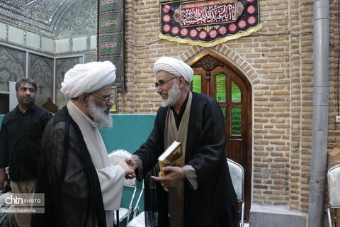 مراسم اولین شب جمعه دفن آقای شهید ایران با حضور آیت الله ملکوتی در تبریز
