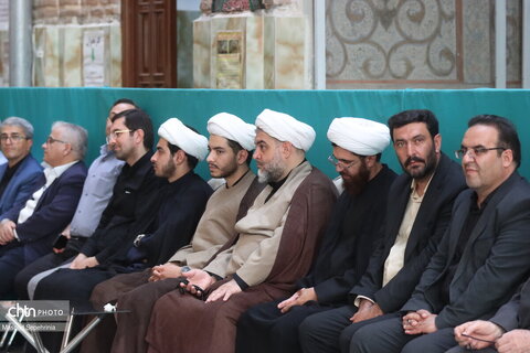 مراسم اولین شب جمعه دفن آقای شهید ایران با حضور آیت الله ملکوتی در تبریز
