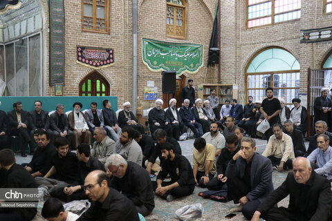 مراسم اولین شب جمعه دفن آقای شهید ایران با حضور آیت الله ملکوتی در تبریز