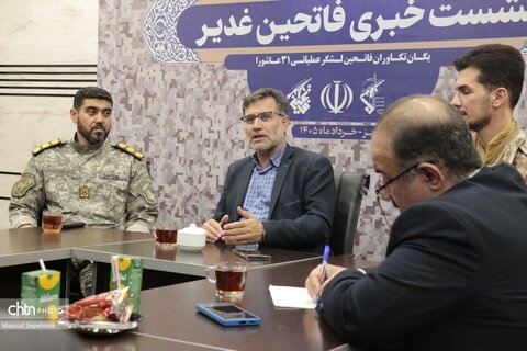 نشست خبری فرمانده لشکر عملیاتی31 عاشورا در تبریز