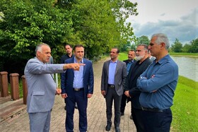 حضور رئیس مرکز سرمایه‌گذاری و امور اقتصادی وزارت میراث‌فرهنگی در مازندران  و بازدید از پروژه‌های گردشگری استان