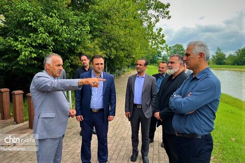 حضور رئیس مرکز سرمایه‌گذاری و امور اقتصادی وزارت میراث‌فرهنگی در مازندران  و بازدید از پروژه‌های گردشگری استان