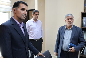 بازدید نماینده شهرستان بروجن در مجلس شورای اسلامی از اداره کل میراث فرهنگی،گردشگری وصنایع دستی چهار محال و بختیاری