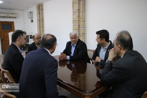 بازدید مشترک مدیران عالی معاونت علمی فن آوری ریاست جمهوری و مدیرکل میراث  ازمرکز نوآوری وخانه خلاق میراث فرهنگی گردشگری وصنایع دستی خراسان رضوی