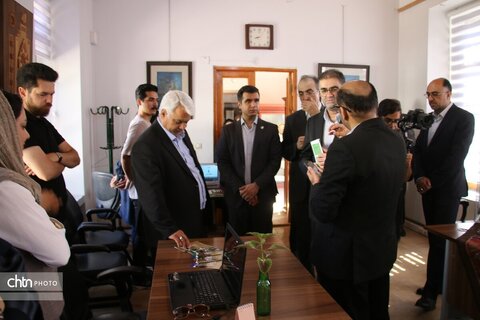 بازدید مشترک مدیران عالی معاونت علمی فن آوری ریاست جمهوری و مدیرکل میراث  ازمرکز نوآوری وخانه خلاق میراث فرهنگی گردشگری وصنایع دستی خراسان رضوی