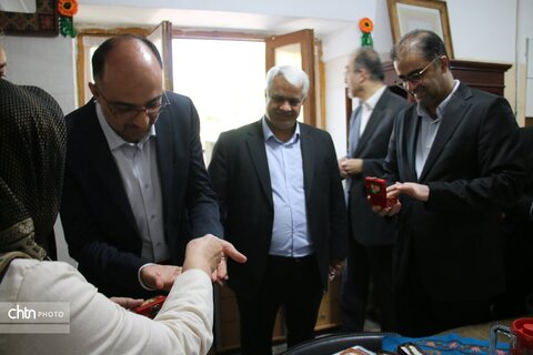 بازدید مشترک مدیران عالی معاونت علمی فن آوری ریاست جمهوری و مدیرکل میراث  ازمرکز نوآوری وخانه خلاق میراث فرهنگی گردشگری وصنایع دستی خراسان رضوی