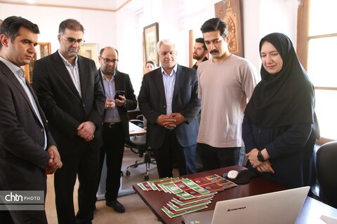 بازدید مشترک مدیران عالی معاونت علمی فن آوری ریاست جمهوری و مدیرکل میراث  ازمرکز نوآوری وخانه خلاق میراث فرهنگی گردشگری وصنایع دستی خراسان رضوی