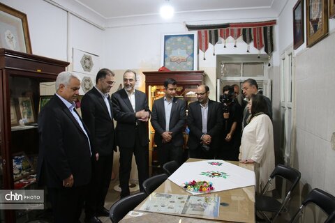 بازدید مشترک مدیران عالی معاونت علمی فن آوری ریاست جمهوری و مدیرکل میراث  ازمرکز نوآوری وخانه خلاق میراث فرهنگی گردشگری وصنایع دستی خراسان رضوی