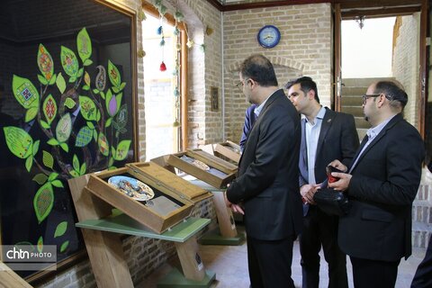 بازدید مشترک مدیران عالی معاونت علمی فن آوری ریاست جمهوری و مدیرکل میراث  ازمرکز نوآوری وخانه خلاق میراث فرهنگی گردشگری وصنایع دستی خراسان رضوی