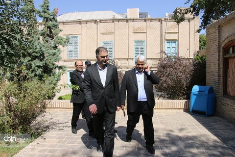 بازدید مشترک مدیران عالی معاونت علمی فن آوری ریاست جمهوری و مدیرکل میراث  ازمرکز نوآوری وخانه خلاق میراث فرهنگی گردشگری وصنایع دستی خراسان رضوی