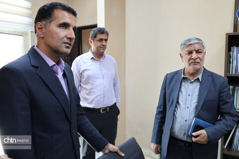 بازدید نماینده شهرستان بروجن در مجلس شورای اسلامی از اداره کل میراث فرهنگی،گردشگری وصنایع دستی چهار محال و بختیاری